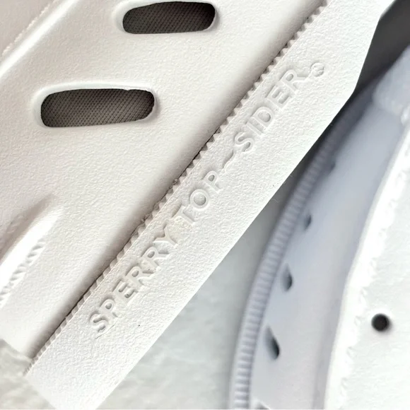 SPERRY Authentic Original Float Cozy Slip-On White Boat Shoe--NEW--8 - Picture 12 of 16